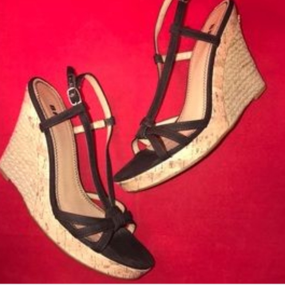 ⚡SALE⚡B.P. (Brass Plum) brown sandal wedges